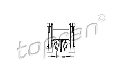 Topran 111 490 Кліпса кріплення Topran 111 490 Кліпса кріплення