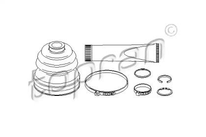 Topran 111 636 Dust boot kit axle joint Topran 111 636 Dust boot kit axle joint