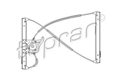Topran 111 698 Regulator assy door window Topran 111 698 Regulator assy door window