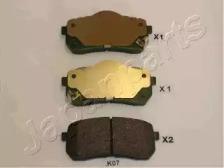Japanparts PP-K07AF Brake pads Japanparts PP-K07AF Brake pads