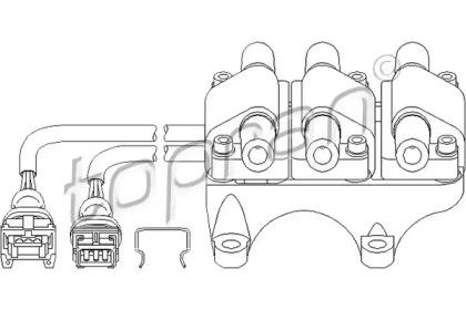 Topran 111 749 Coil assy ignition Topran 111 749 Coil assy ignition