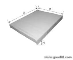 Goodwill AG 558 CF Фільтр салону Goodwill AG 558 CF Фільтр салону