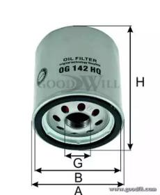 Goodwill OG 142 HQ Фильтр масляный Goodwill OG 142 HQ Фильтр масляный