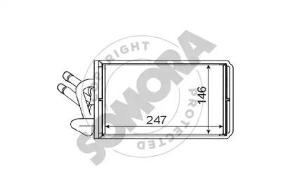 Somora 094450 Радіатор пічки