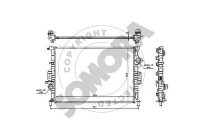 Somora 098040 Радіатор Somora 098040 Радіатор