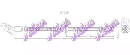 Brovex-Nelson H7005 Шланг тормозной Brovex-Nelson H7005 Шланг тормозной