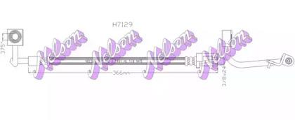 Brovex-Nelson H7129 Hose assy brake