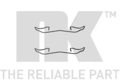 NK 7925187 Монтажний комплект гальмівних колодок