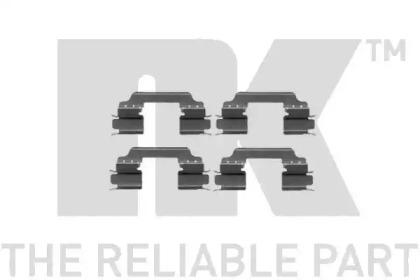 NK 7933649 Монтажний комплект гальмівних колодок NK 7933649 Монтажний комплект гальмівних колодок