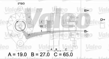 Valeo 436472 Alternator assy Valeo 436472 Alternator assy