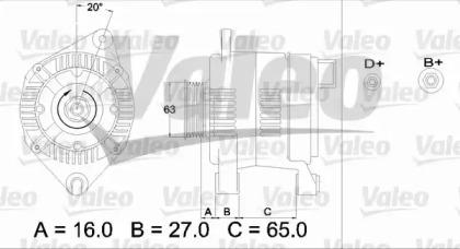 Valeo 436475 Alternator assy