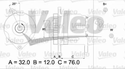 Valeo 436513 Alternator assy Valeo 436513 Alternator assy