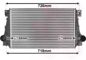 Van Wezel 58004371 Радіатор інтеркулера Van Wezel 58004371 Радіатор інтеркулера