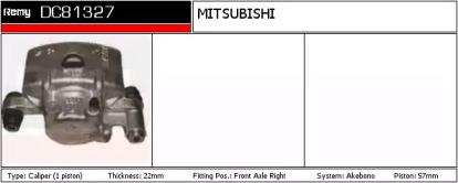 Remy DC81327 Супорт гальмівний Remy DC81327 Супорт гальмівний