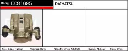 Remy DC81695 Супорт гальмівний Remy DC81695 Супорт гальмівний