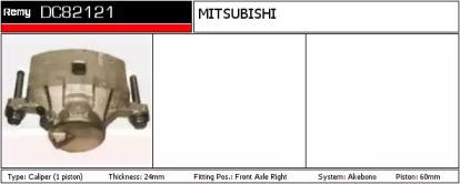 Remy DC82121 Brake caliper Remy DC82121 Brake caliper