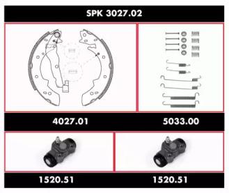 Roadhouse SPK 3027.02 Szczeki hamulcowe superkit Roadhouse SPK 3027.02 Szczeki hamulcowe superkit
