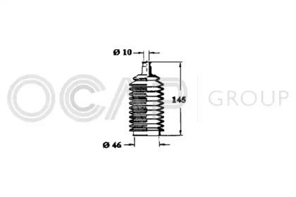 Ocap 1211070 Пильник рульової рейки