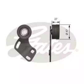 Gates T41167 Ролик натяжителя Gates T41167 Ролик натяжителя