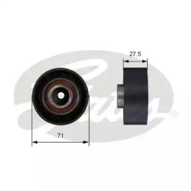 Gates T42047 Ролик обводной ремня грм