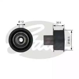 Gates T42079 Ролик обводной ремня грм Gates T42079 Ролик обводной ремня грм