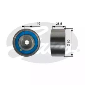 Gates T42226 Ролик обводной ремня грм