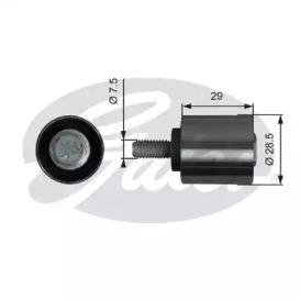 Gates T42310 Ролик обводной ремня грм Gates T42310 Ролик обводной ремня грм