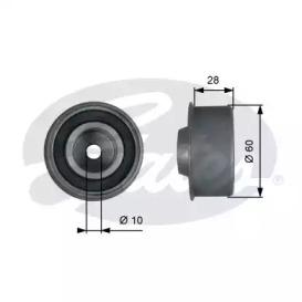 Gates T42314 Ролик обводной ремня грм