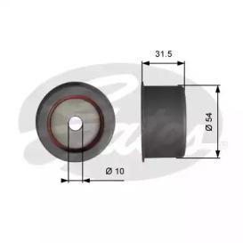 Gates T42315 Ролик обводной ремня грм Gates T42315 Ролик обводной ремня грм