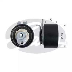 Gates T43240 Ролик натяжний ременя поліклинового Gates T43240 Ролик натяжний ременя поліклинового