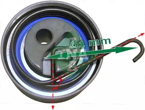 Ina 531 0535 20 Ролик натяжителя Ina 531 0535 20 Ролик натяжителя