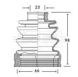 Borg & Beck BCB2617 Пильник привідного валу Borg & Beck BCB2617 Пильник привідного валу