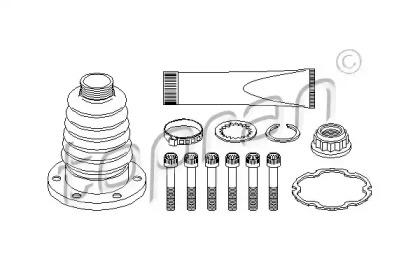 Topran 108 215 Dust boot kit axle joint Topran 108 215 Dust boot kit axle joint