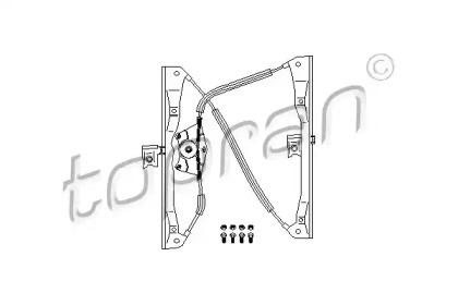 Topran 108 671 Regulator assy door window