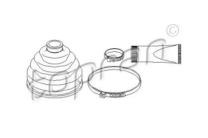 Topran 108 931 Dust boot kit axle joint Topran 108 931 Dust boot kit axle joint