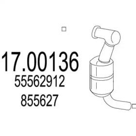 MTS 17.00136 Сажевий фільтр MTS 17.00136 Сажевий фільтр
