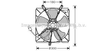 Ava TO7540 Fan and motor assy Ava TO7540 Fan and motor assy