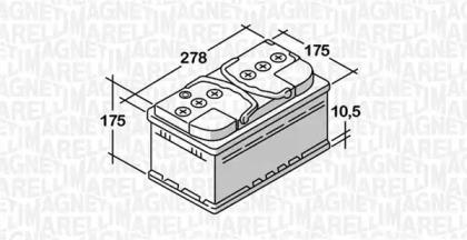 Magneti Marelli 068075072030 Акумулятор Magneti Marelli 068075072030 Акумулятор
