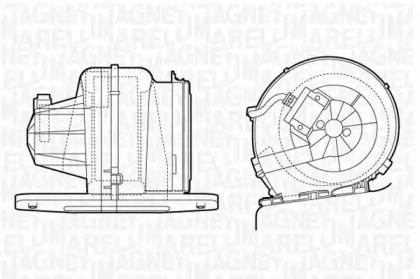 Magneti Marelli 069412709010 Вентилятор салона