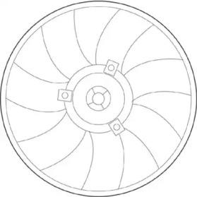 Magneti Marelli 069422228010 Fan and motor assy Magneti Marelli 069422228010 Fan and motor assy