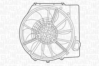 Magneti Marelli 069422437010 Fan and motor assy Magneti Marelli 069422437010 Fan and motor assy