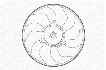 Magneti Marelli 069422562010 Fan and motor assy Magneti Marelli 069422562010 Fan and motor assy