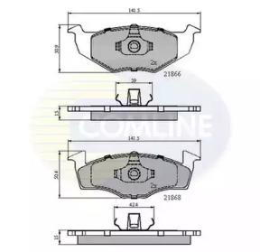 Comline CBP0180 Brake pads Comline CBP0180 Brake pads