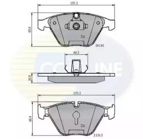 Comline CBP02100 Brake pads Comline CBP02100 Brake pads