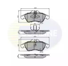 Comline CBP0212 Brake pads Comline CBP0212 Brake pads