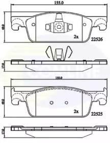 Comline CBP02316 Brake pads Comline CBP02316 Brake pads