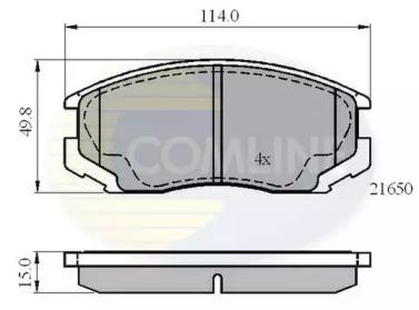 Comline CBP0415 Brake pads