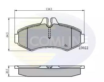Comline CBP0480 Brake pads Comline CBP0480 Brake pads