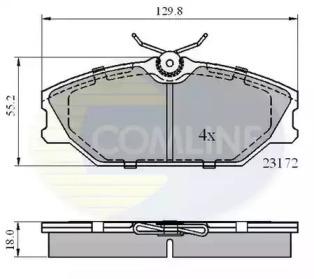 Comline CBP0526 Brake pads Comline CBP0526 Brake pads