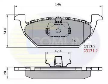 Comline CBP0737 Brake pads